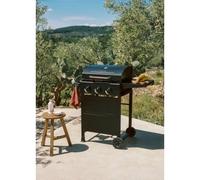 BBQ GAS BURNER - Barbecue À Gaz 9kW Avec 3 Brûleurs Et Table Rabattable. Exclusive