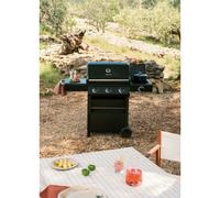 BBQ GAS BURNER PRO - Barbecue À Gaz Avec Brûleur Latéral Et Table D’appoint 3 Brûleurs Et 1 Brûleur Latéral (14kW)