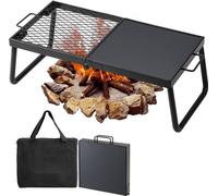 BBQ Gills - Barbecue au charbon de bois pliable - Barbecue de table 570 x 285 x 230 mm - 6 kg de charge - Barbecue de voyage portable - Barbecue de camping en plein air jusqu'à 300 ℃ - Grille de cuiss