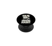 BBQ Grill Master Smoking Habit Humour PopSockets PopGrip Adhésif