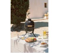 BBQ KAMADO - Barbecue Fumoir En Céramique Noir