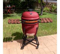 BBQ KAMADO - Barbecue Fumoir En Céramique Rouge