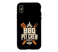 BBQ Pit Crew Maîtres Grillades Adultes Coque pour iPhone X/XS