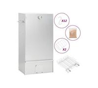 vidaXL Fumoir avec générateur de fumée froide Acier galvanisé
