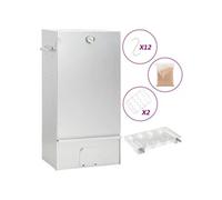 vidaXL Fumoir avec générateur de fumée froide Acier galvanisé