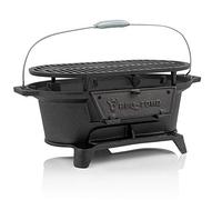 BBQ-Toro Gril en fonte avec grille | 50 x 25 x 23 cm | Hibachi Style Charbon de bois Barbecue de camping