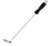 BBQ-Toro Crochet à cendres pour Kamado | Grattoir à cendres pour barbecue | Pelle à cendres en acier inoxydable | Outil de cheminée, outil de four, outil de barbecue, tisonnier, pelle à cendres