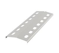 BBQ-TORO Distributeur de Flamme en Acier Inoxydable pour Gril à gaz | 37,5 x 12 cm | Couvercle du brûleur, Plaque à Flamme pour Gril à gaz