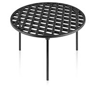 BBQ-Toro Grille de cuisson/de feu en fonte avec 3 pieds - Rond - Dessous de verre - Accessoire de barbecue - Trépied, support de casserole (diamètre 30 cm)