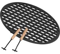 BBQ-Toro Grille de cuisson en fonte Ø 54 cm, pour gril sphérique Ø 57 cm, déjà cuite - preseasoned