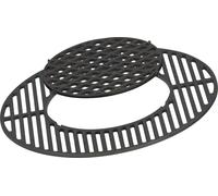 BBQ-Toro Grille de cuisson en fonte système Ø 54,5 cm, preseasoned, Sear Grate pour gril sphérique 57 cm
