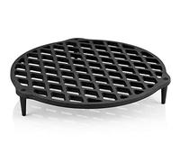 BBQ-Toro Grille empilable en Fonte pour Chignon Ø 30cm | für 4,5 QT Dutch Oven Noir (Lot de 6)