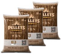 BBQ-Toro Oak Pellets 100% bois de chêne pour barbecue, fumoir et plus, 30 kg, bois dur, smoking