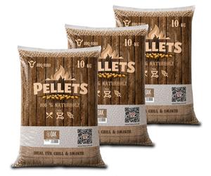 BBQ-Toro Oak Pellets 100% bois de chêne pour barbecue, fumoir et plus, 30 kg, bois dur, smoking