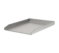 BBQ-Toro Plancha en acier inoxydable, rectangulaire, 30 x 40 cm, universelle et massive - Plaque de cuisson pour barbecue au gaz, au charbon et plus