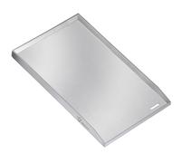 BBQ-Toro Plaque de gril en acier inoxydable, 32,5 x 49 cm, BBQ Plancha, plaque de gril, poêle de gril, plat de gril