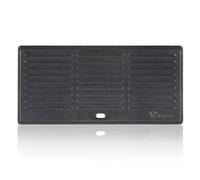 BBQ-Toro Plaque de cuisson en fonte | 42,5 x 20,5 cm | Plaque réversible, utilisation recto-verso | rectangulaire, universelle et massive | Tôle pour barbecue, pour grills à charbon de bois et gaz