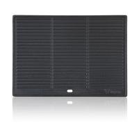 BBQ-Toro Plaque de cuisson en fonte | 48 x 31,5 cm | Plaque réversible, utilisation recto-verso | rectangulaire, universelle et massive | Tôle pour barbecue, pour grills à charbon de bois et gaz