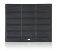 BBQ-Toro Plaque de cuisson en fonte | 48 x 39,5 cm | Plaque réversible, utilisation recto-verso | rectangulaire, universelle et massive | Tôle pour barbecue, pour grills à charbon de bois et gaz