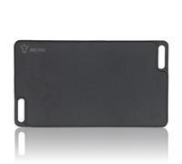 BBQ-Toro Plaque de cuisson en fonte avec poignées - 45 x 25,5 cm - Plaque réversible, utilisable des deux côtés - Rectangulaire, universelle et massive - Plaque de cuisson pour charbon de bois et gaz