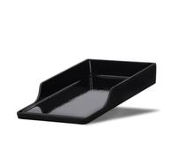 BBQ-Toro Plaque de cuisson en fonte émaillée - 25,5 x 42,5 cm - Rectangulaire, universelle et massive - Pour charbon de bois et gaz - Accessoires de barbecue