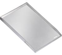BBQ-Toro Plaque de gril en acier inoxydable, 30 x 45 cm, BBQ Plancha, plaque de gril, poêle de gril, plat de gril