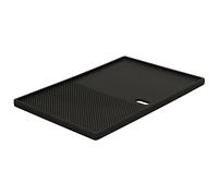 BBQ-Toro Plaque de gril en fonte 39 x 26,5 cm | Plaque réversible, émaillée | utilisable des deux côtés | convient pour le barbecue, le gril à gaz, le gril à charbon de bois