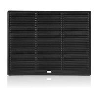 BBQ-Toro Plaque de gril en fonte 45 x 35 cm | Plaque réversible, émaillée | utilisable des deux côtés | convient pour gril à gaz, barbecue, gril à charbon de bois