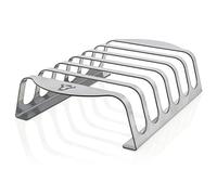 BBQ-TORO Rack en INOX pour Travers de Porc - Peut Porter Jusqu’à 6 Travers - Accessoire de grillade idéal pour Les Barbecue Boule, au Charbon et Bien d’Autres - Support pour côtes levées