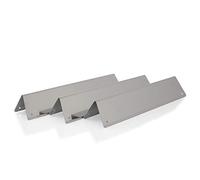 BBQ-TORO Set de diffuseurs d'arômes en Acier Inoxydable (3 pièces) | 6,7 x 8,7 x 38,8 cm | Diffuseur de Flamme pour Grill à gaz | pour la série Weber Spirit 200 à partir de 2013