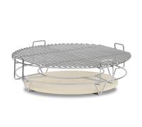 BBQ-Toro Système de cuisson pour Kamado Ø 52 cm, Système de fumoir en acier inoxydable avec 3 niveaux, Accessoires Kamado