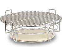 BBQ-Toro Système de cuisson pour Kamado Ø 39 cm, Système de fumoir en acier inoxydable avec 3 niveaux, Accessoires Kamado