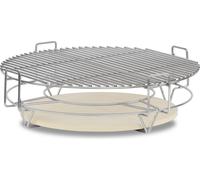BBQ-Toro Système de cuisson pour Kamado Ø 52 cm, Système de fumoir en acier inoxydable avec 3 niveaux, Accessoires Kamado