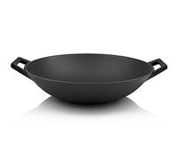BBQ-Toro Wok en fonte I Ø 35,5 cm I Poêle wok, poêle en fonte I Compatible induction