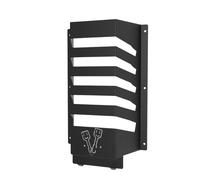 BBQBuddies Porte-accessoires BBQ - Small - Support pour grille de barbecue - Support pour Plate Setter - Support mural pour accessoires de barbecue - 47x30 cm - Acier, Noir