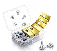 BBTO : 24 lames de rechange et 24 vis compatibles avec ViAX 250/500 | Compatibles avec MOVA 600/1000, LiDAX Ultra 800/1200/1600/1000 AWD/2000 AWD, NAVAX 3500/5000 AWD. Lames de rechange en acier