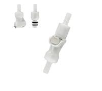 BBTUS 1/4 "3/8" 5/16 "raccord rapide en plastique, raccord de déconnexion du vide à libération rapide, raccord rapide pour manchon de carte de vanne d'arrêt (1 mâle + 1 femelle) (1/4")