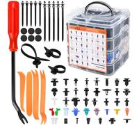 BBWELL Rivet Clips Plastique de 1815 pièces - 40 tailles universelles pour clips de fixation pour voiture.Voiture Rivets Fixation Set complet avec serre-câbles,entretoises et accessoires d'outillage