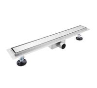 Bc-elec - 02S-70 Caniveau de douche 70cm en inox, sterfput de douche, rversible, hauteur ajustable 98-142mm
