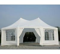 Bc-elec - 5300-0010 PAVILLON 6,8X5M ACHTECKIG PARTY TENTE PAVILLON JARDIN DELUXE TENTE FIXE JARDIN TENTE