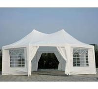 Bc-elec - 5300-0010 PAVILLON 6,8X5M ACHTECKIG PARTY TENTE PAVILLON JARDIN DELUXE TENTE FIXE JARDIN TENTE