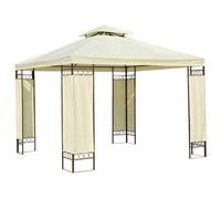 Bc-elec - 5300-0012 PAVILLON PAVILLON DE JARDIN TENTE DE FÊTE TENTE DE JARDIN TENTE DE BIERE 3X3M BEIGE