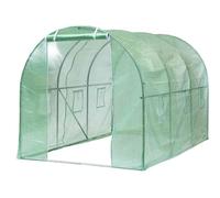 Bc-Elec - 5662-0501 Serre De Jardin Serre Tunnel 3 Sections 3.5x2x2m 7m² Vert