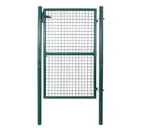 Barrière de jardin, Portillon de jardin 106x150cm vert, Porte de jardin, Portail de clôture