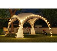 Bc-elec - HOPW-LED35G Tonnelle de jardin 3.5x3.5m avec clairage LED et capteur solaire. Tente de fte, Pavillon de Jardin, Chapiteau