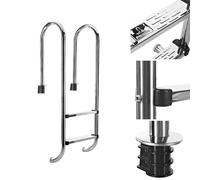 Bc-elec - PL002 Echelle de piscine 2 chelons en acier inoxydable 304SS, 133cm, Escalier piscine 2 marches