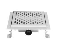 Bc-elec - Q15-30 Caniveau de douche en inox carr 30cm, sterfput de douche, hauteur ajustable 63-83mm Q15