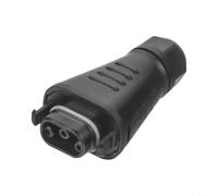 BC05 Connecteur de champ à 3 broches pour système photovoltaïque Connexion électrique sans couture avec pression à vis IP68 Borne étanche PP Construction pour micro-onduleur Noir 13,5 x 3,8 x 2,5 cm