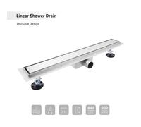 BCELEC 02S-90 Caniveau de douche 90cm - Inox
