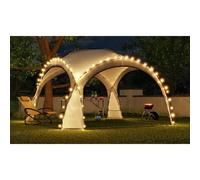 Bc-elec - HOPW-LED35G Tonnelle de jardin 3,5x3,5m avec éclairage LED et capteur solaire. Tente de réception, pavillon de jardin, chapiteau évènementiel